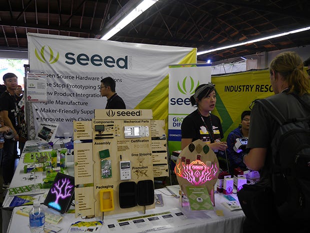 PCBの制作、Makerが発明したツールキットの販売など、Maker向けのサービスをトータルで提供するSeeed。