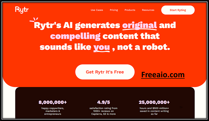 Rytr ai content writer