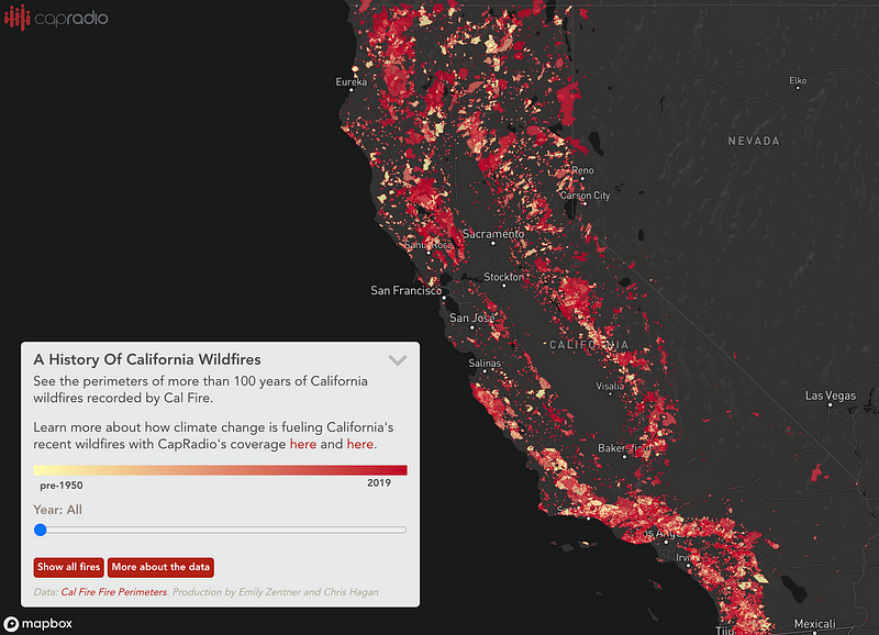 california fire history