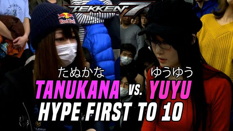 Tanukana vs. Yuyu — dvě japonské královny Tekkenu 7 a jedno FT10. A Daigo vs. Tokido SFV FT10…