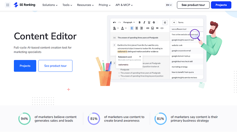SE Ranking Content Creation Tool to Level Up Your SEO Writing Process on AISO Blog
