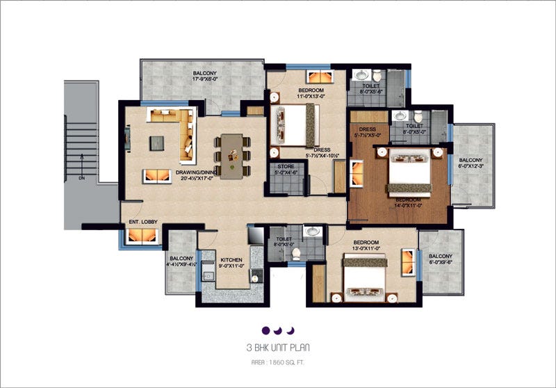3 bhk apartment for sale in sushma crescent Zirakpur 3 bhk apartment for sale in sushma crescent Zirakpur