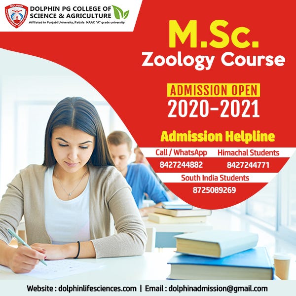 MSC Zoology Colleges in India