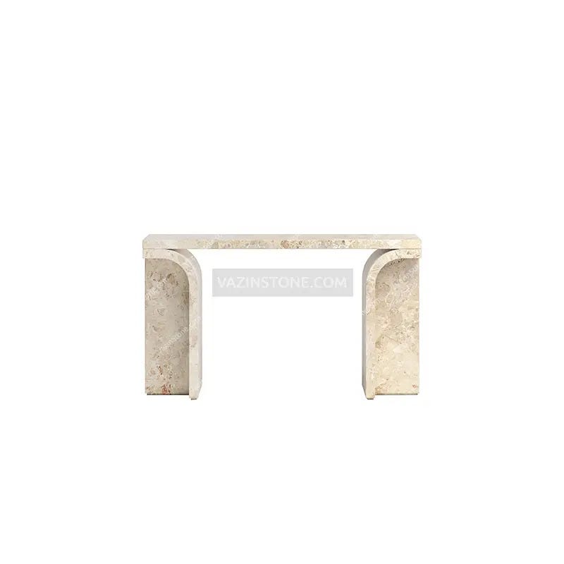Roja stone console table | trevertine for Table Top stones