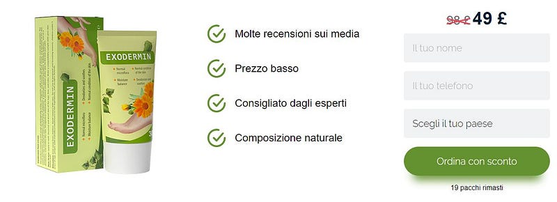 Exodermin Recensioni negative, Forum, Prezzo, Amazon, Composizione, in Farmacia!