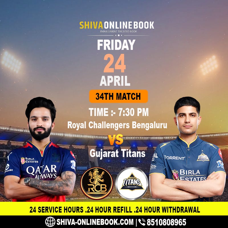 Bengaluru Battle Begins RCB vs GT | Shiva Book 247 IPL 2026 Live Coverage