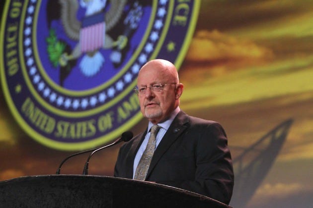 Director of National Intelligence James Clapper (Source page: Breaking Defense)