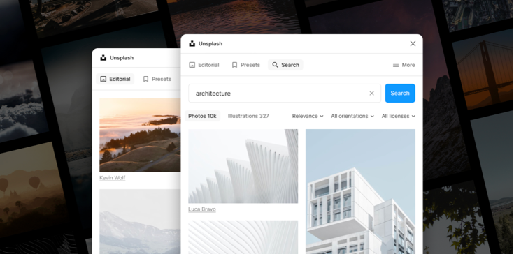 Inserts free, high-quality stock photos directly into your Figma frames.