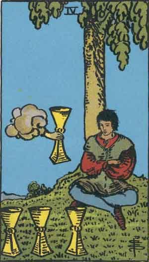 ‘I Can’t Get No Satisfaction’ or, ‘Meditations on the Four of Cups’