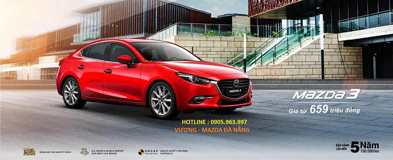 Trả góp xe Mazda tại Đà Nẵng hỗ trợ 90% giá trị xe