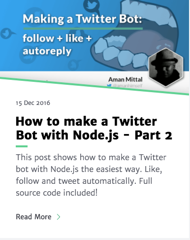 Courtsey: RisingStack Community| [https://community.risingstack.com/how-to-make-a-twitter-bot-with-node-js/](https://community.risingstack.com/how-to-make-a-twitter-bot-with-node-js/)