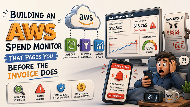 Building an AWS Spend Monitor That Pages You Before the Invoice Does