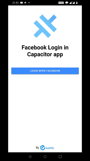 Facebook login, auto-login and logout in Capacitor app with Ionic Angular