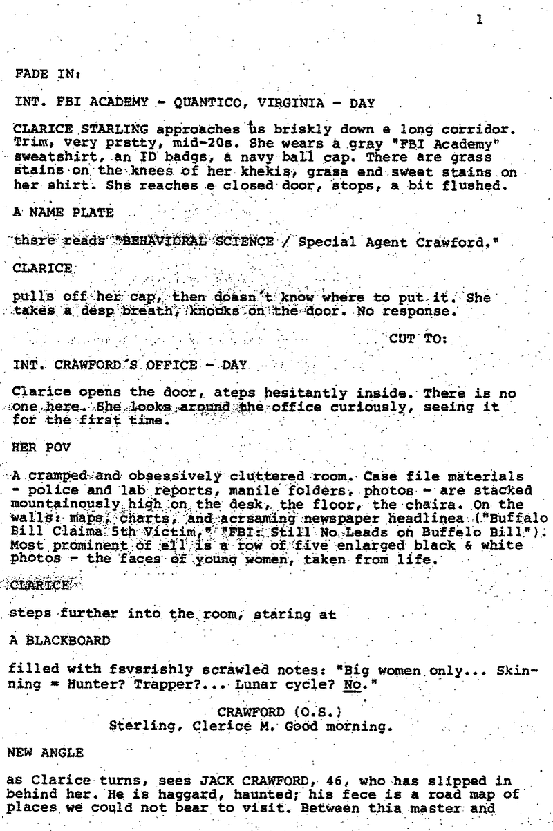 Page One: ‘The Silence of the Lambs’ (1991)