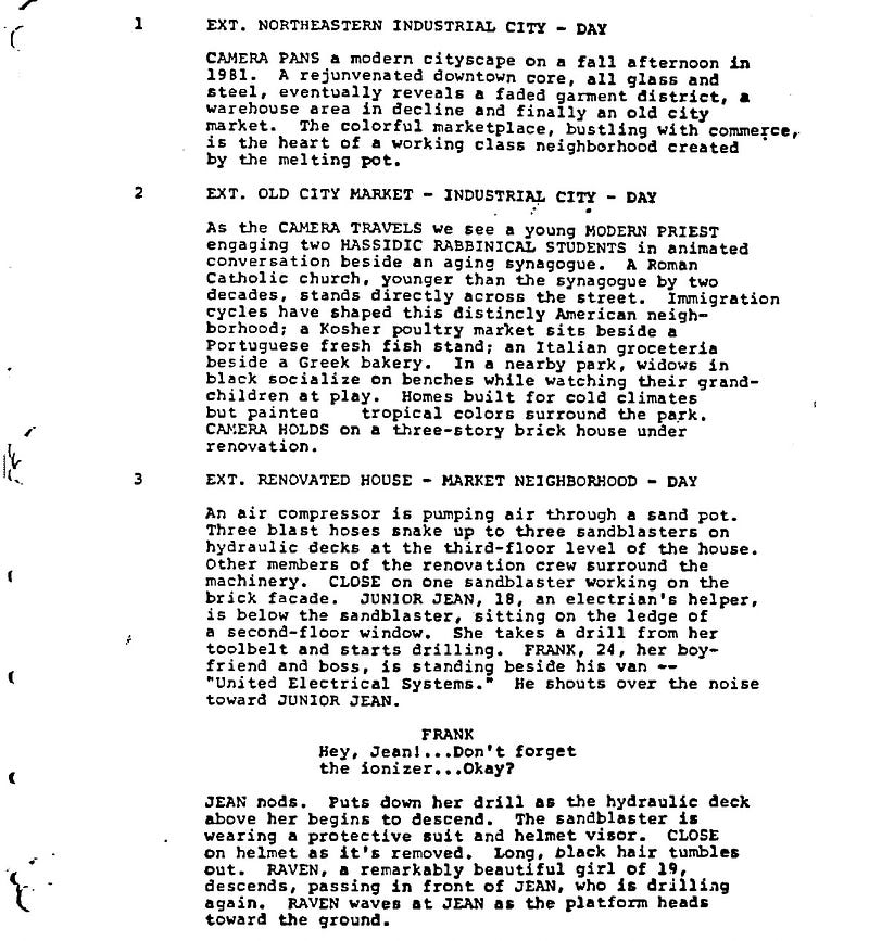 Page One: “Flashdance” (1983)