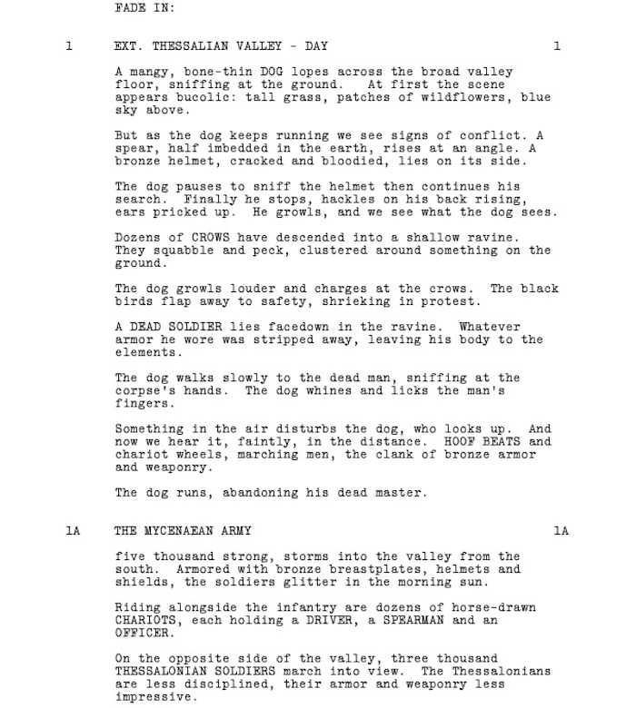 Page One: “Troy” (2004)