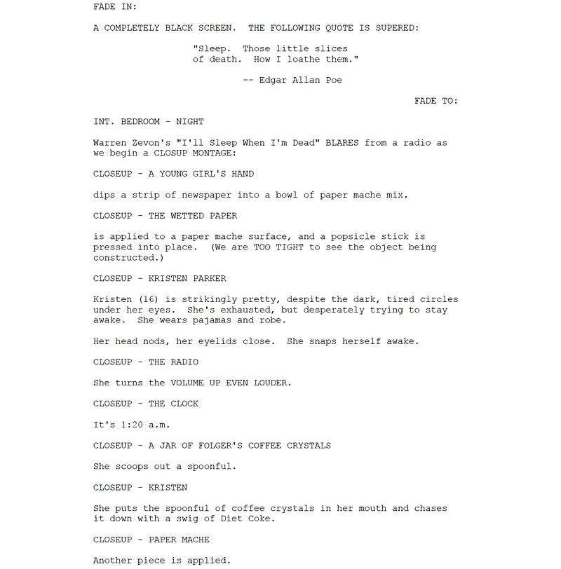 Page One: “A Nightmare on Elm Street 3: Dream Warriors” (1987)