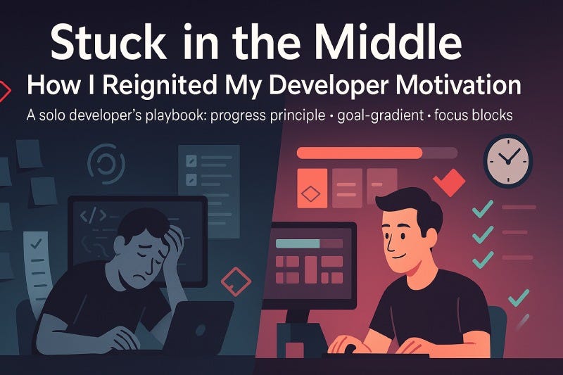 Stuck in the Middle: How I Reignited My Developer Motivation