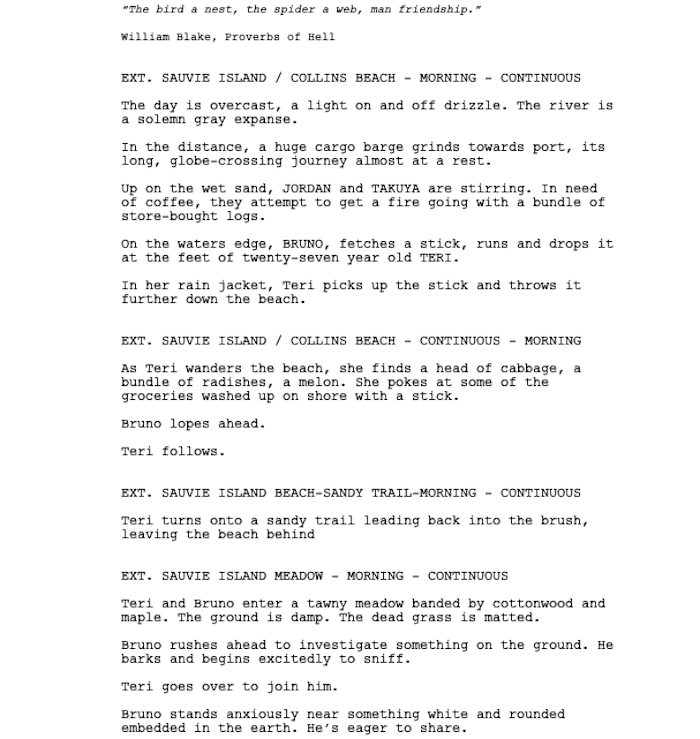 Page One: “First Cow” (2019)