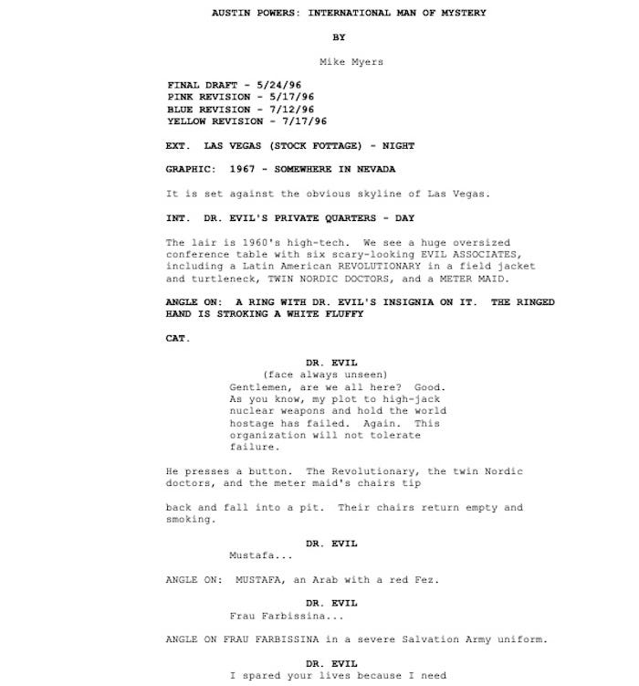 Page One: “Austin Powers: International Man of Mystery” (1997)