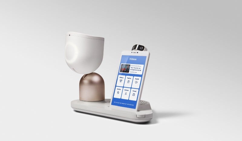 ElliQ Smart Speaker and Tablet for aging in place: AI in Healthcare with Michael Ferro