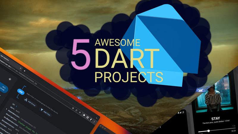 🎯 5 Awesome Dart Projects — Manga, Music, NoSQL and more