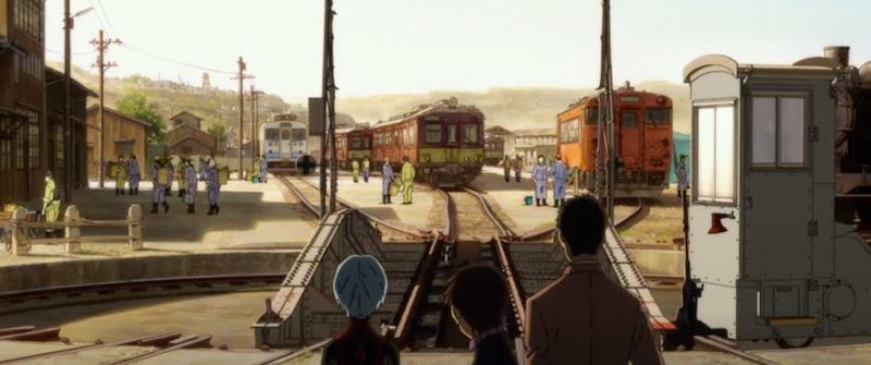 Hamamatsu’s Tenryu Futamata Station was used extensively as a location for Evangelion: 3.0+1.0 Thrice Upon a Time