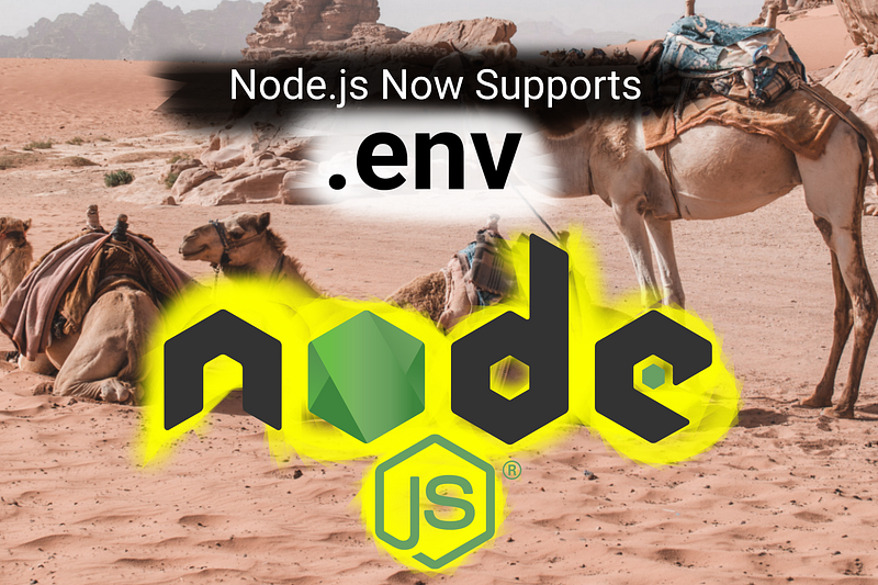 Node.js 20.6.0&nbsp;Now Supports&nbsp;.Env Files