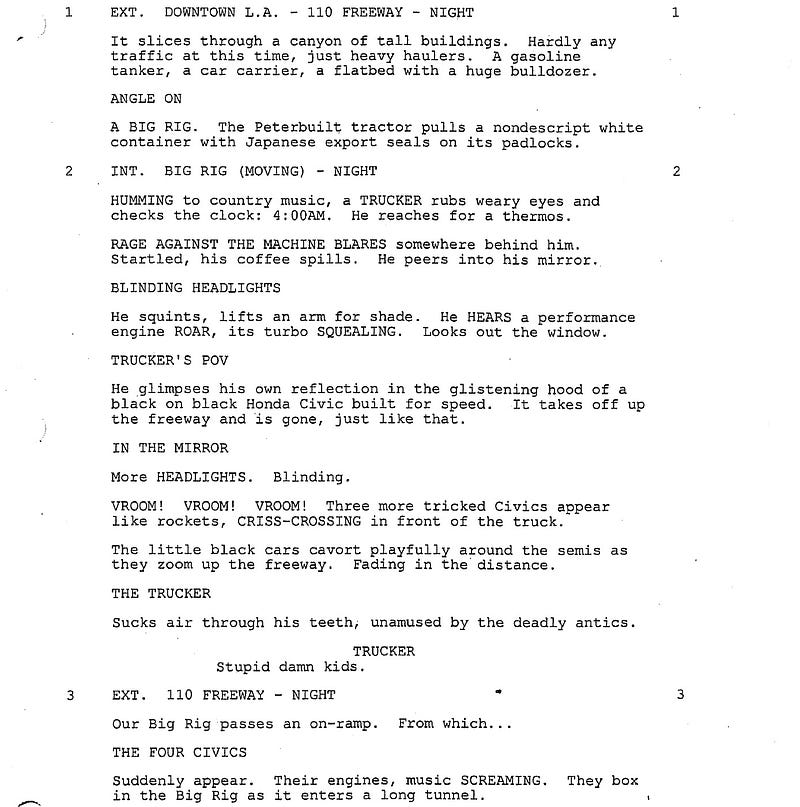 Page One: “The Fast and the Furious” (2001)