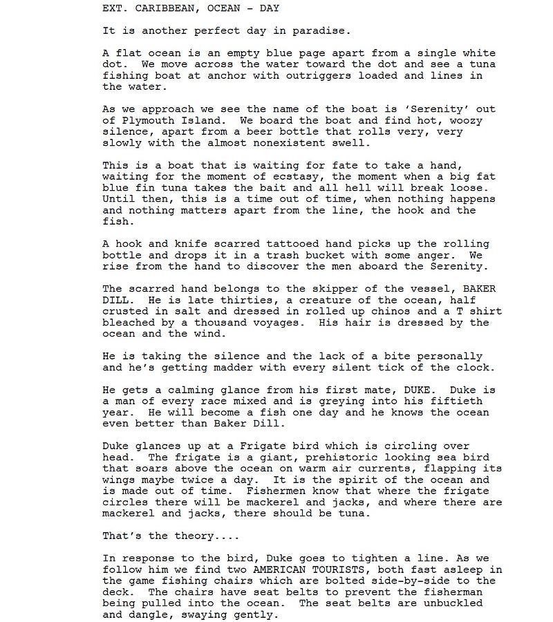Page One: “Serenity” (2019)