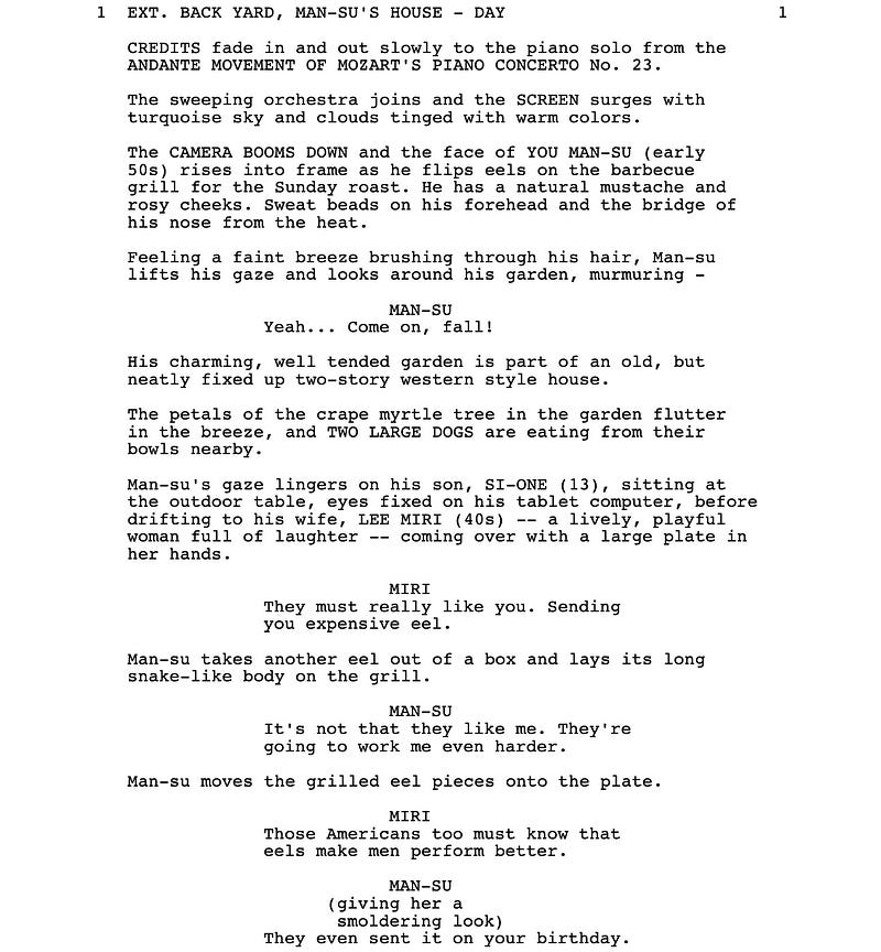 Page One: “No Other Choice” (2025)