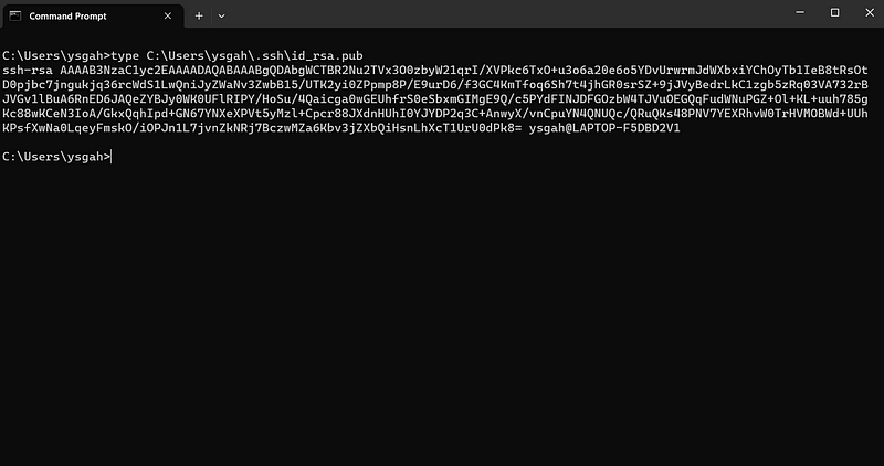 Copy SSH Key
