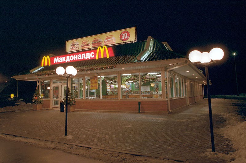 McDonald’s Franchise in Russia