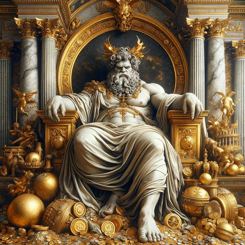 The Almighty Dollar-The God of the U.S.A.