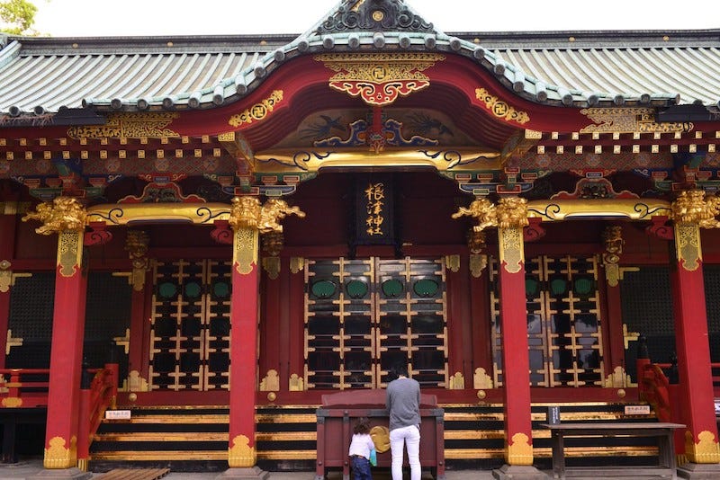 Nezu Shrine in Tokyo’s Yanaka area