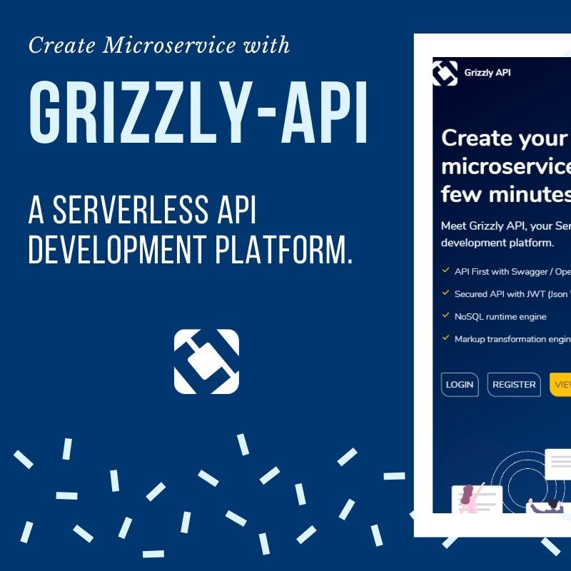 Create your microservices in a few minutes with Grizzly-API