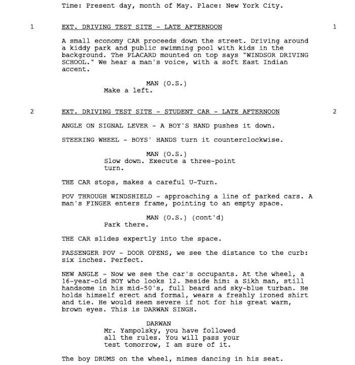 Page One: “Learning to Drive” (2014)