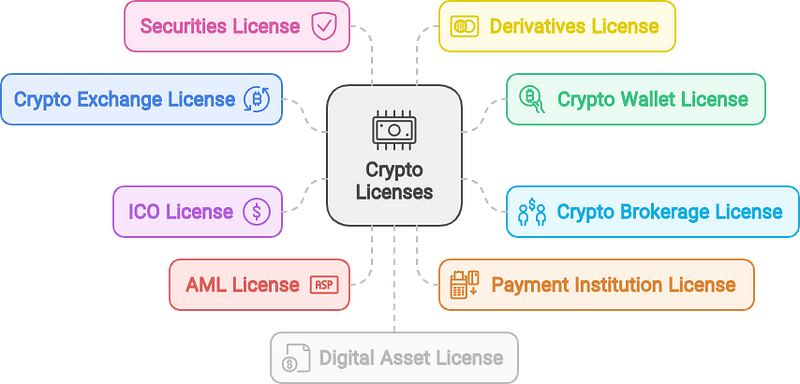 Types of Crypto Licenses