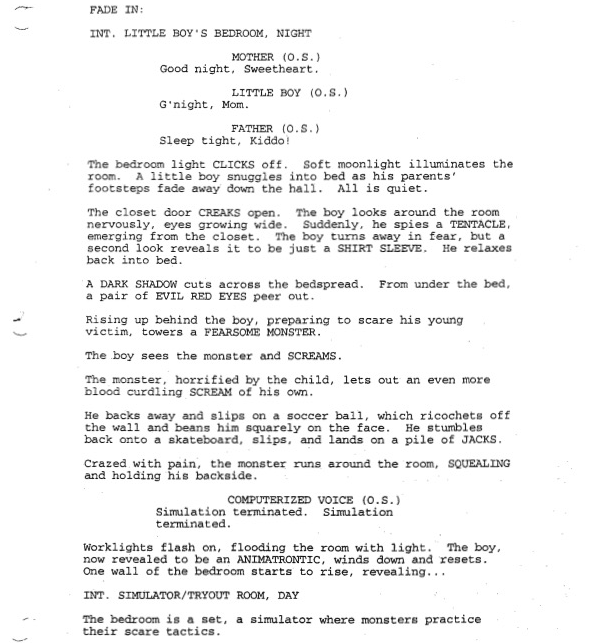 Page One: “Monsters, Inc.” (2001)