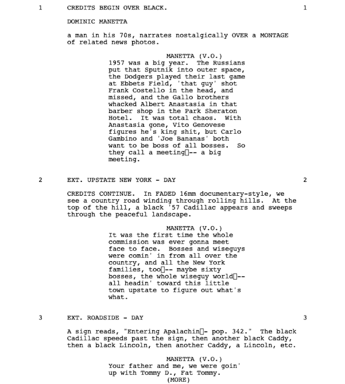 Page One: “Analyze This” (1999)