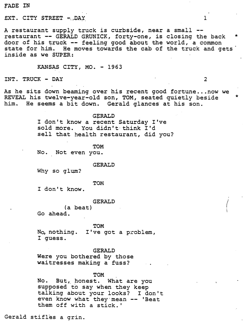 Page One: ‘Broadcast News’ (1987)