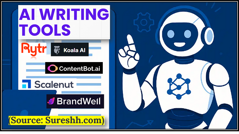 the best AI writing tools suggested by Sureshh.com