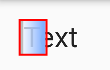 Widget 2.3: Container for cursor width calculation (50% of Text widget width)