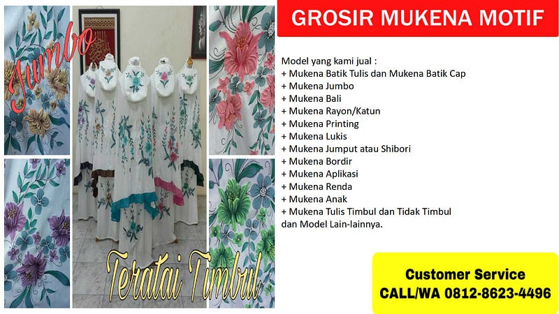 Grosir Mukena Katun Bali