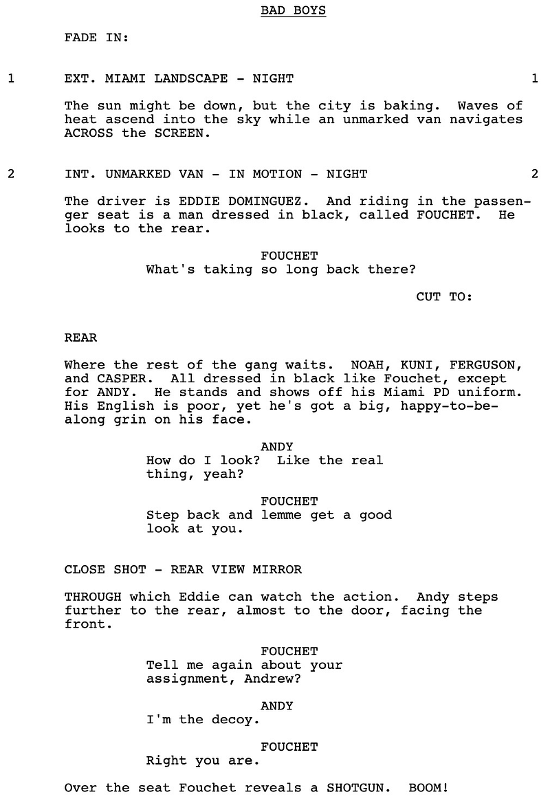 Page One: “Bad Boys” (1995)
