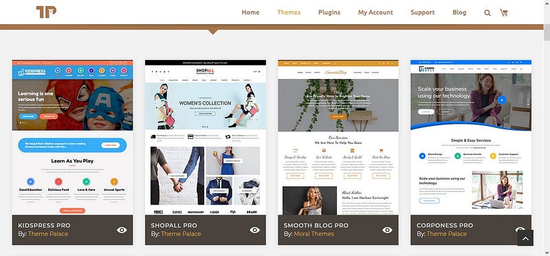 Theme Palace WordPress themes