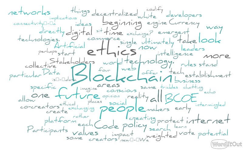 All People Are Stakeholders of Technology — Ethics & Blockchain