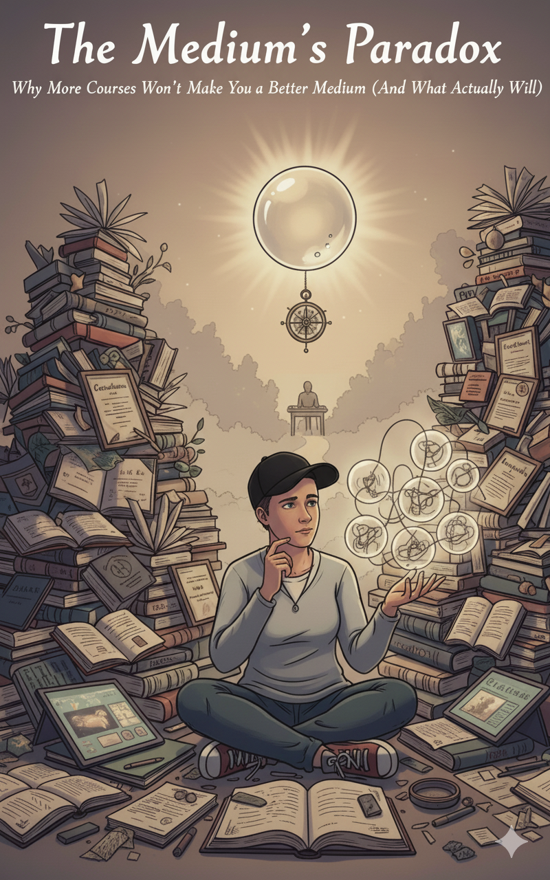 The Medium’s Paradox: Why More Courses Won’t Make You a Better Medium (And What Actually Will)