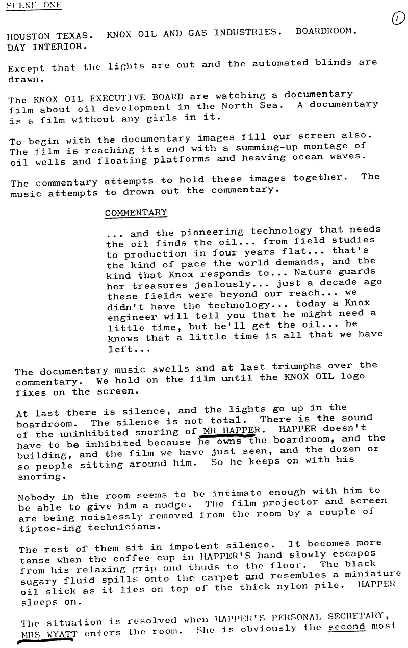 Page One: ‘Local Hero’ (1983)