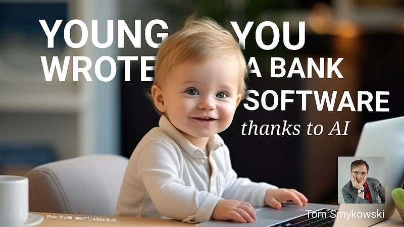 Young You Wrote A Bank Software Thanks To AI